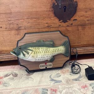 Singing fish plaque vintage Big Mouth Billy Bass